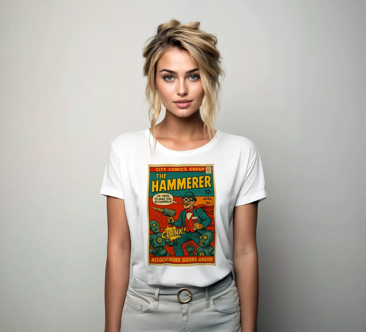 THE HAMMERER - Fresh Supes On The Block t-shirt da donna da Vintage Van Gogh