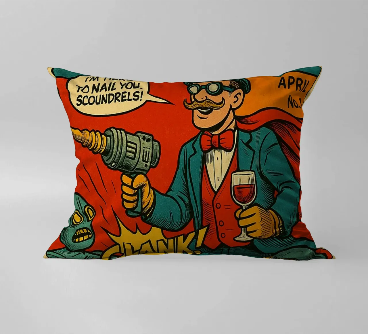 THE HAMMERER - Fresh Supes On The Block cuscino da Vintage Van Gogh