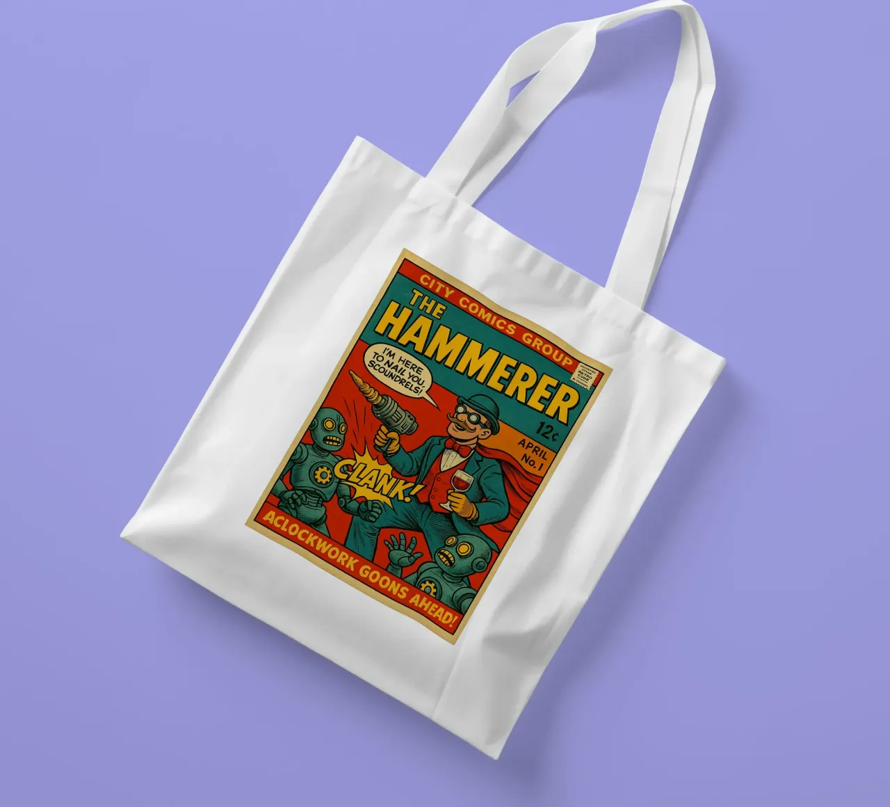 THE HAMMERER - Fresh Supes On The Block borsa in juta da Vintage Van Gogh