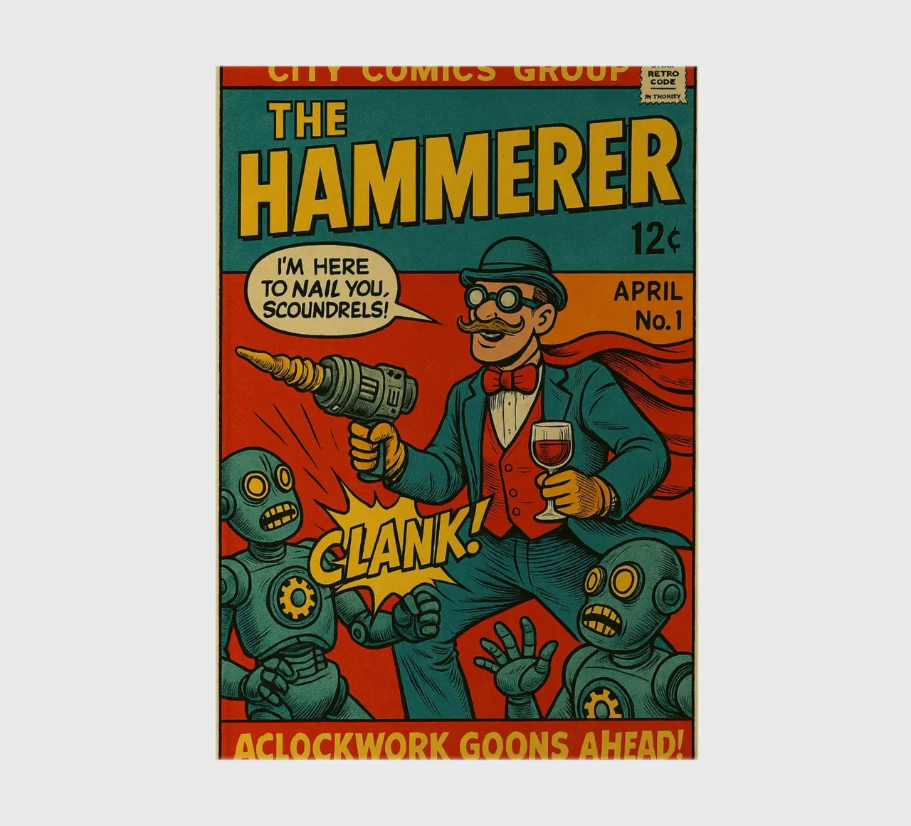 THE HAMMERER - Fresh Supes On The Block notebook by Vintage Van Gogh