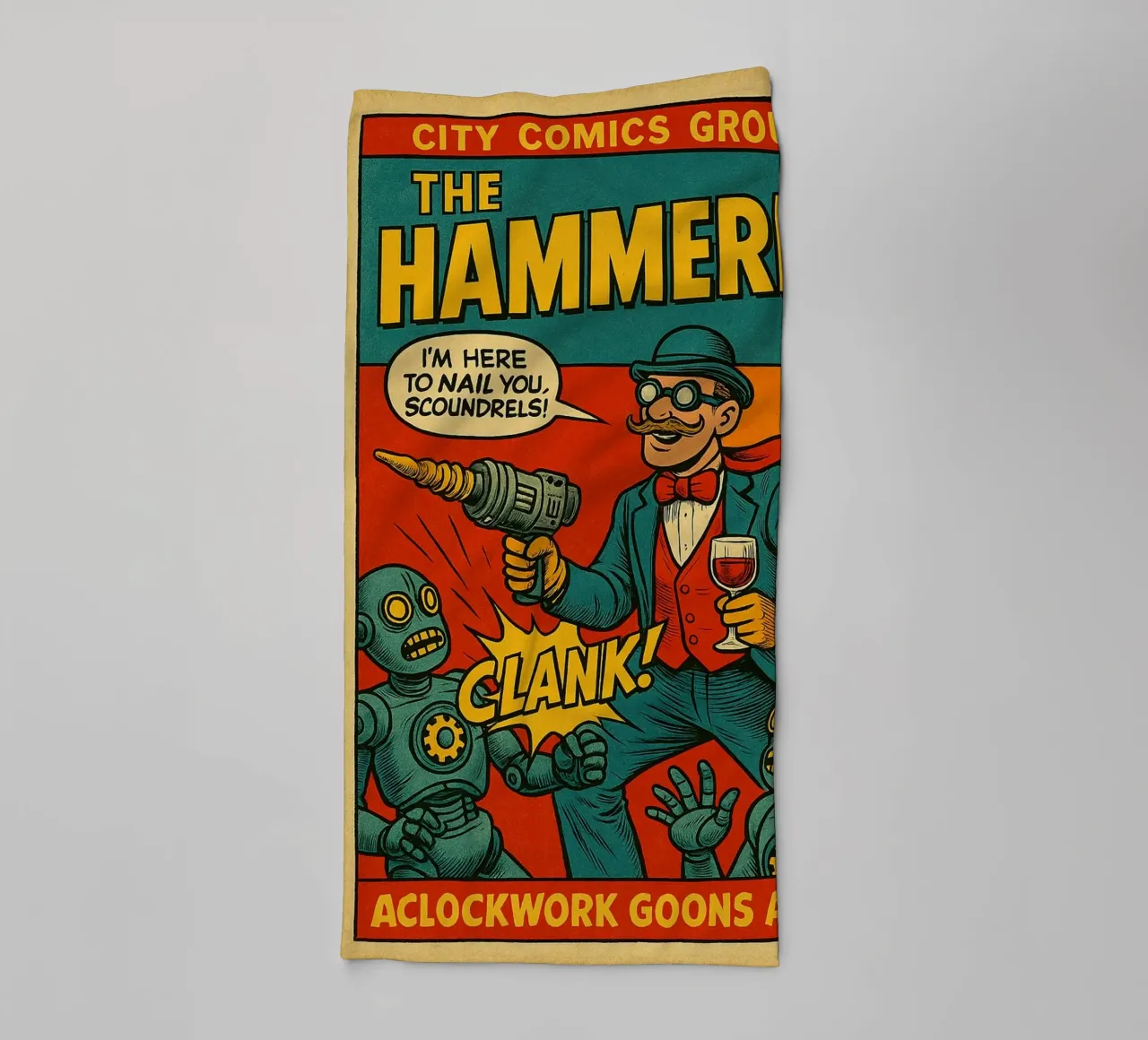 THE HAMMERER - Fresh Supes On The Block asciugamano da bagno da Vintage Van Gogh