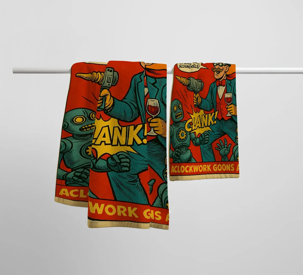 THE HAMMERER - Fresh Supes On The Block serviette de bain de Vintage Van Gogh