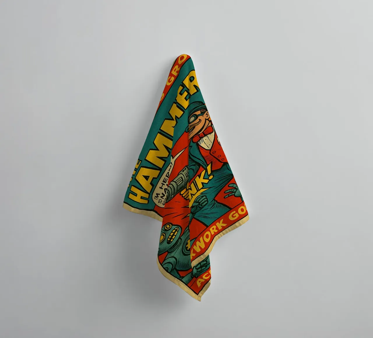 THE HAMMERER - Fresh Supes On The Block asciugamano da bagno da Vintage Van Gogh