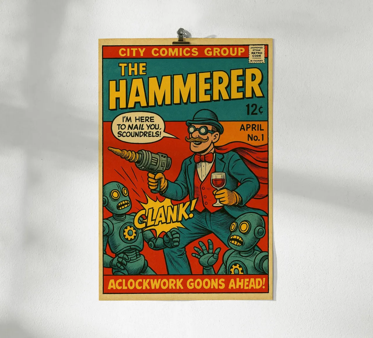 THE HAMMERER - Fresh Supes On The Block Hahnemühle von Vintage Van Gogh