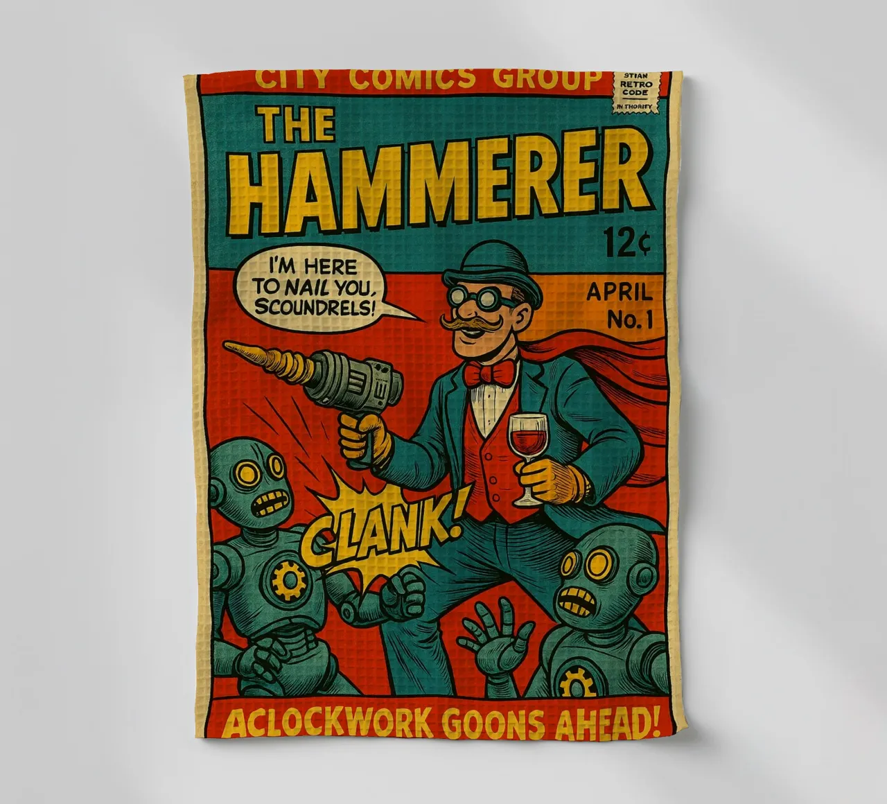 THE HAMMERER - Fresh Supes On The Block torchon de Vintage Van Gogh