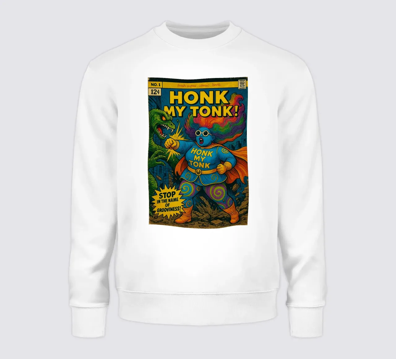 HONK MY TONK - Fresh Supes On The Block felpa da Vintage Van Gogh