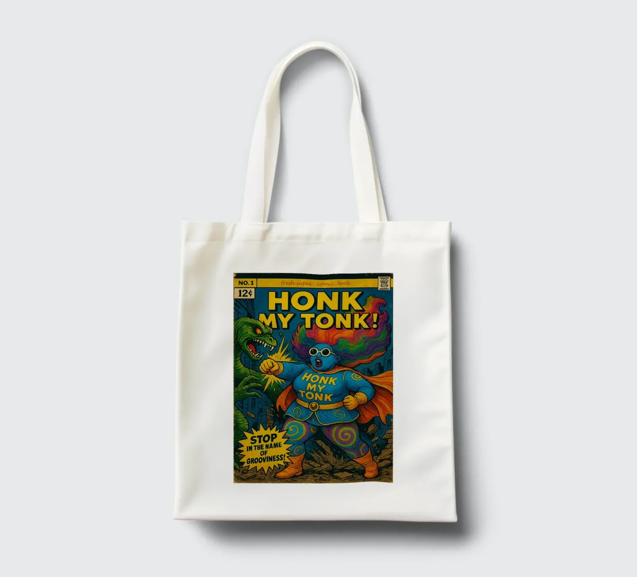 HONK MY TONK - Fresh Supes On The Block borsa in juta da Vintage Van Gogh