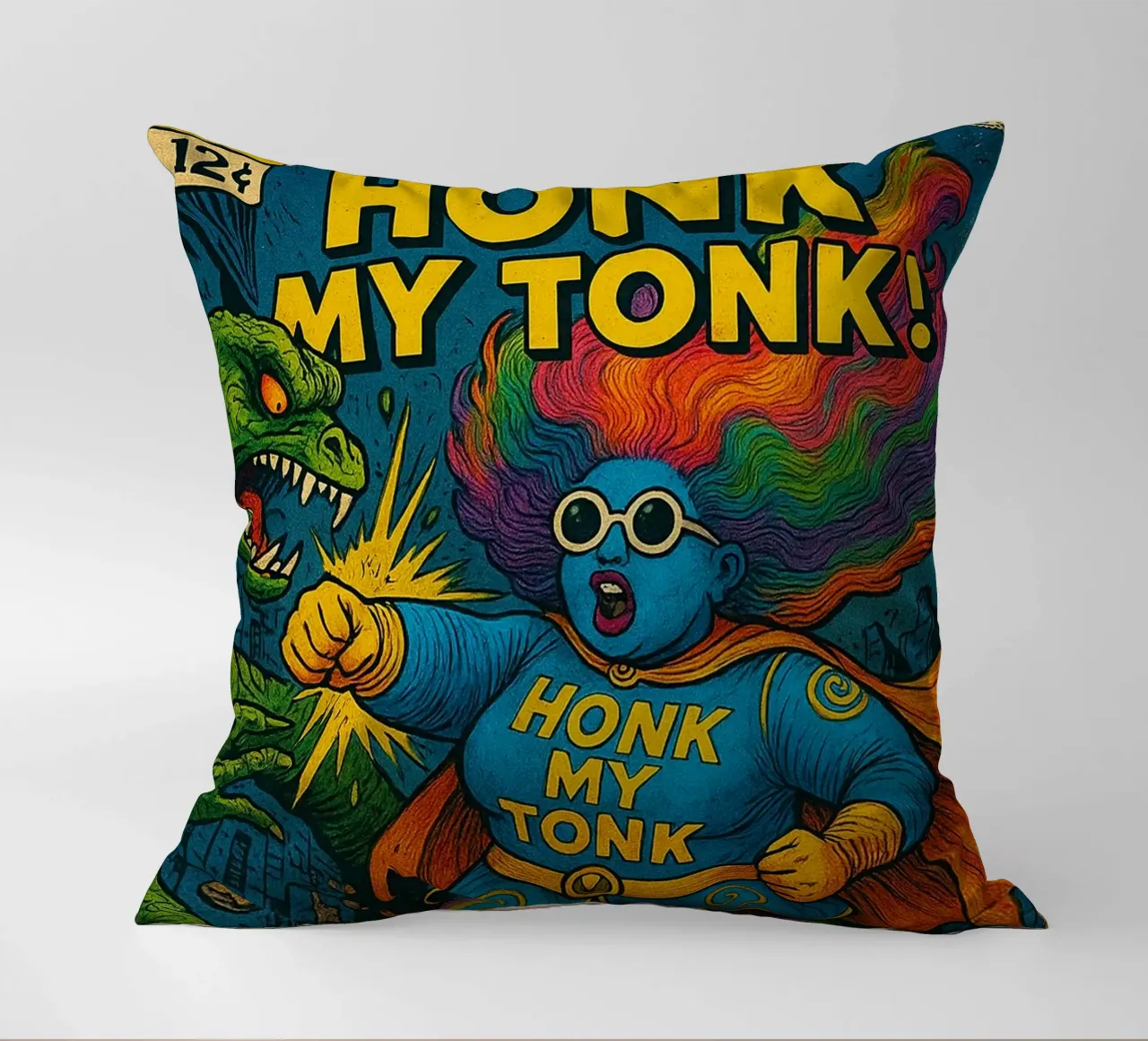 HONK MY TONK - Fresh Supes On The Block cuscino da Vintage Van Gogh