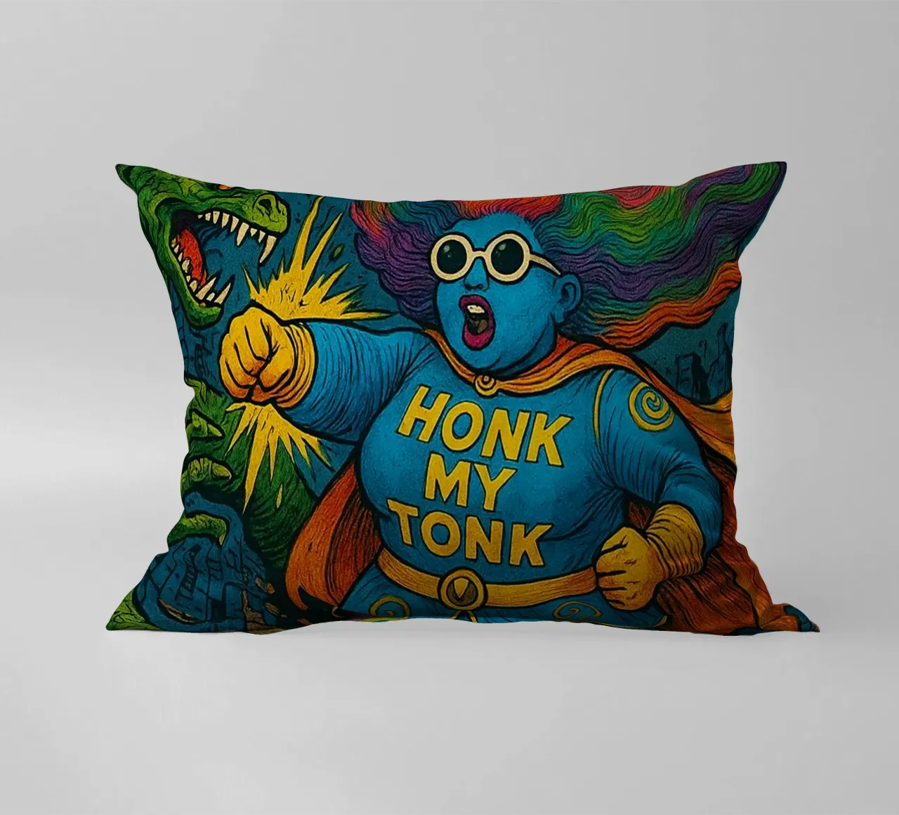 HONK MY TONK - Fresh Supes On The Block cuscino da Vintage Van Gogh