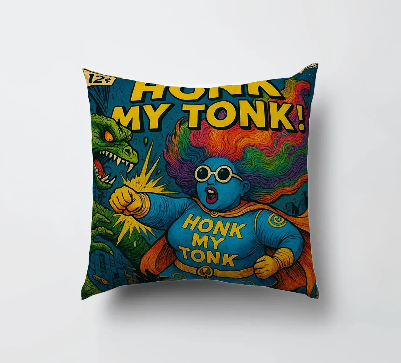 HONK MY TONK - Fresh Supes On The Block cuscino da Vintage Van Gogh