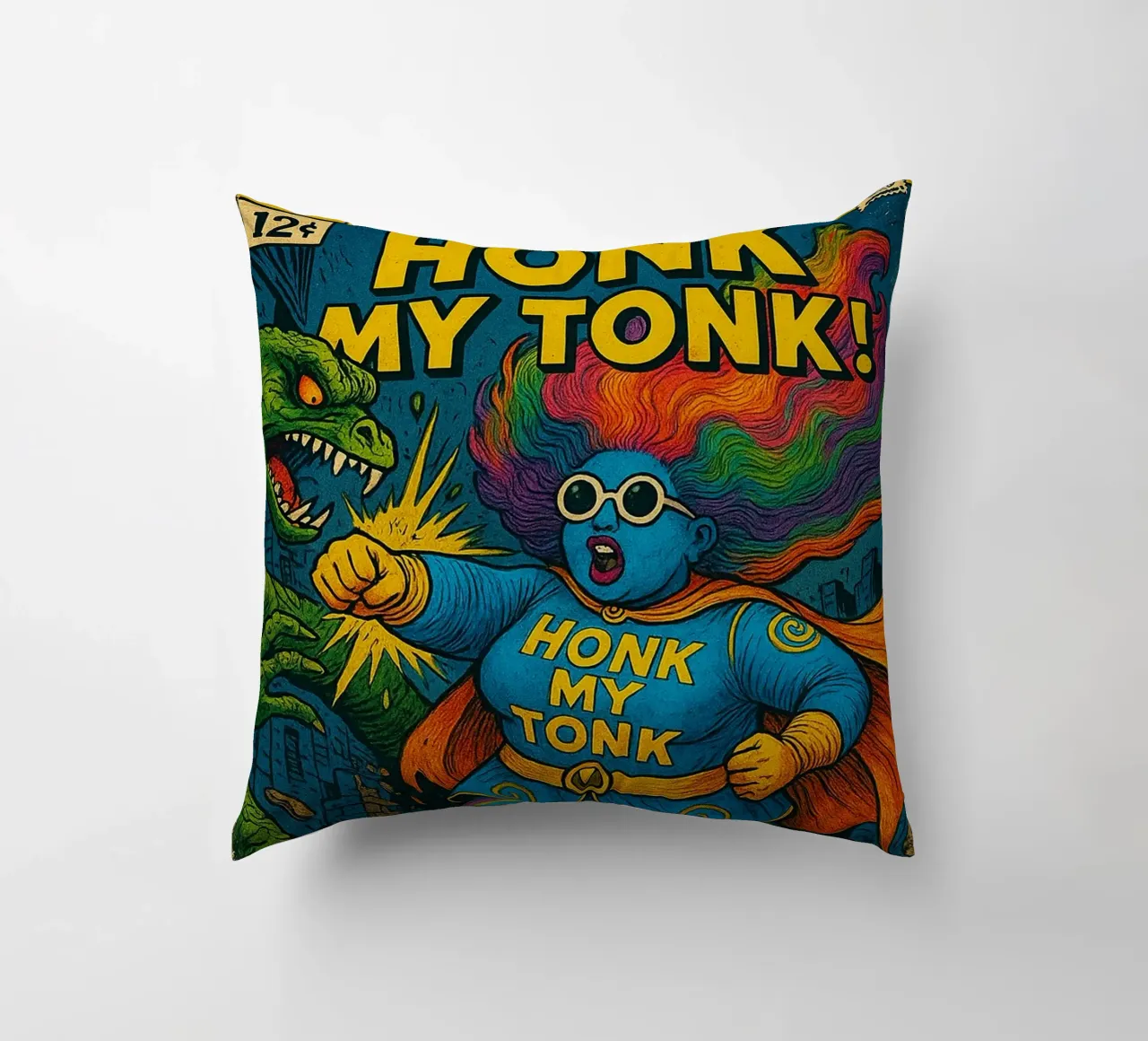 HONK MY TONK - Fresh Supes On The Block cuscino da Vintage Van Gogh