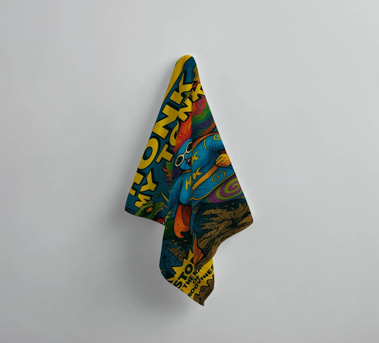 HONK MY TONK - Fresh Supes On The Block asciugamano da bagno da Vintage Van Gogh