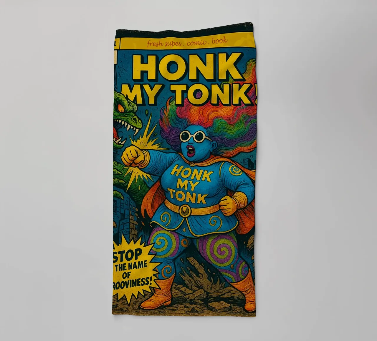 HONK MY TONK - Fresh Supes On The Block asciugamano da bagno da Vintage Van Gogh