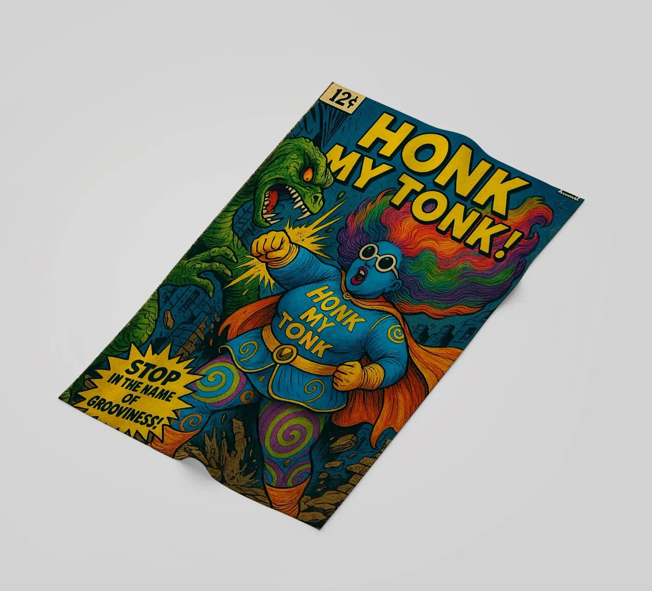 HONK MY TONK - Fresh Supes On The Block telo mare da Vintage Van Gogh