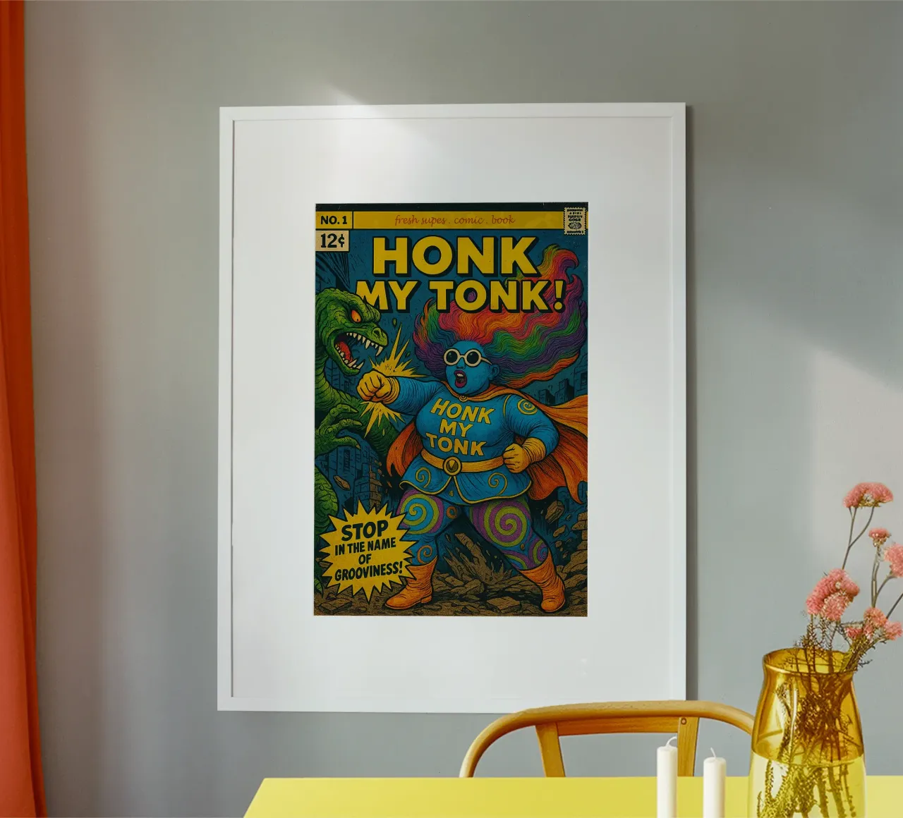 HONK MY TONK - Fresh Supes On The Block carta hahnemühle da Vintage Van Gogh