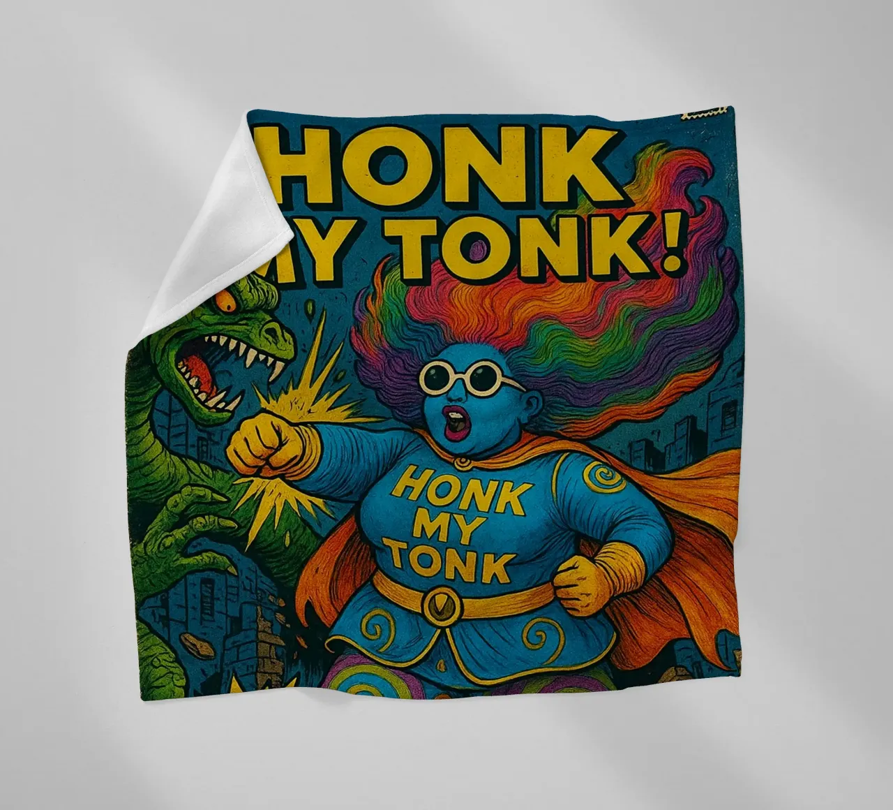 HONK MY TONK - Fresh Supes On The Block coperta in pile da Vintage Van Gogh