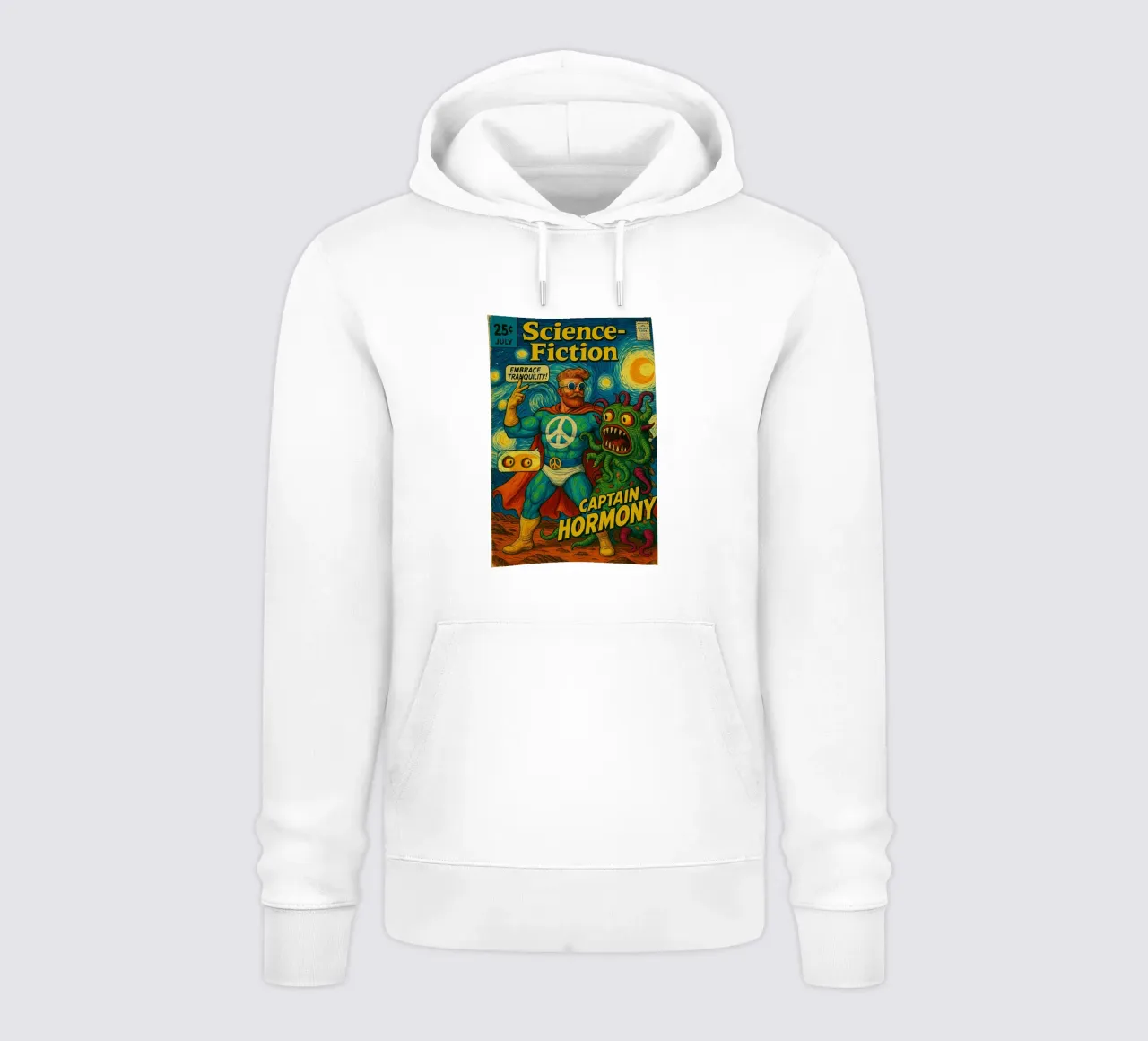 CAPTAIN HORMONY - Fresh Supes On The Block felpa con cappuccio da Vintage Van Gogh