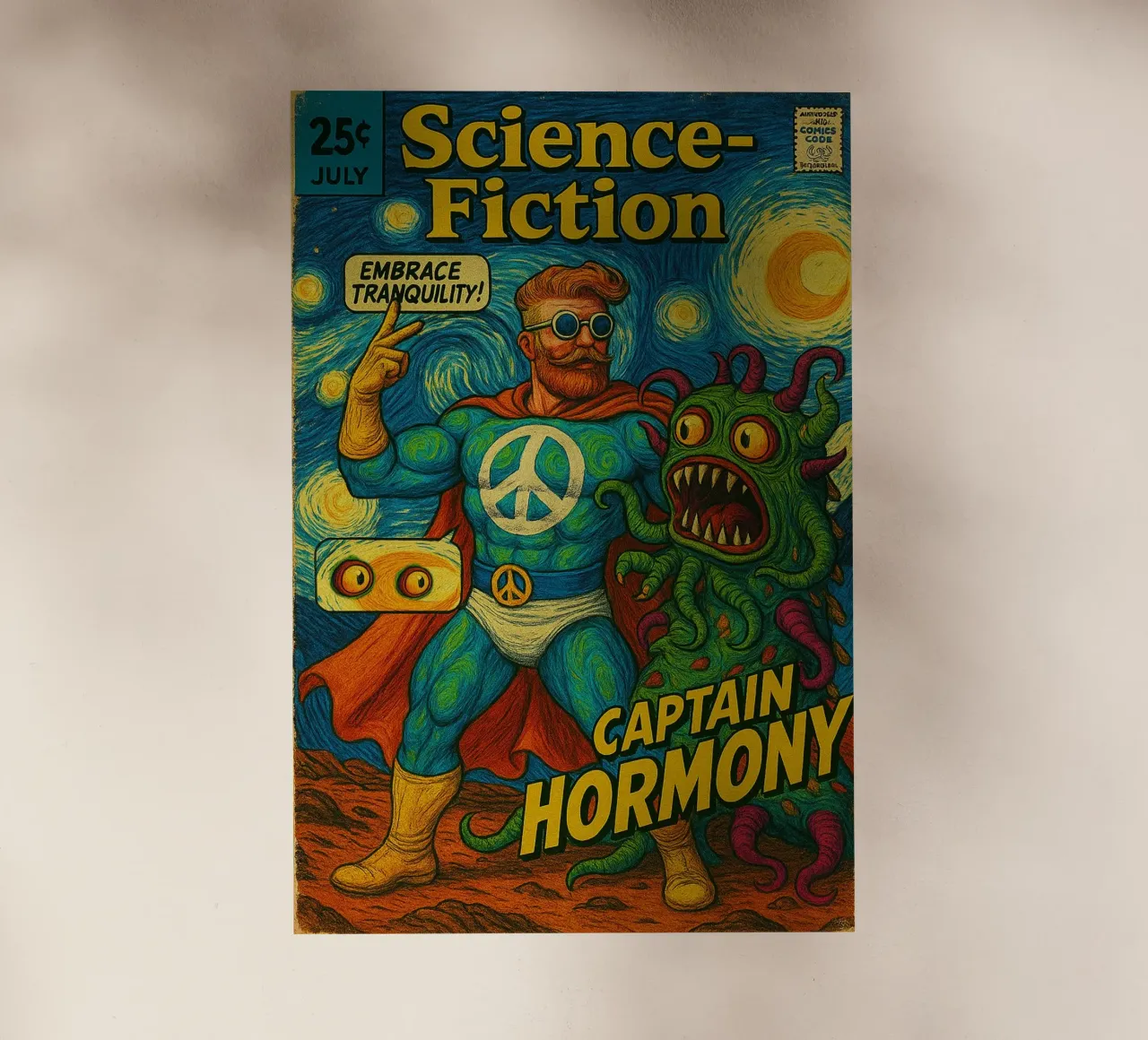 CAPTAIN HORMONY - Fresh Supes On The Block pellicola backlit da Vintage Van Gogh