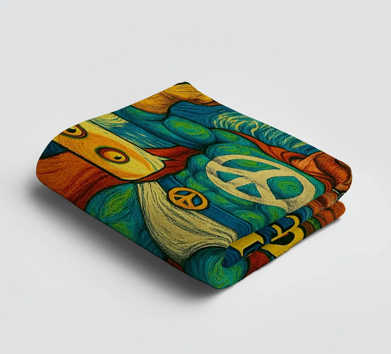 CAPTAIN HORMONY - Fresh Supes On The Block badhanddoek van Vintage Van Gogh