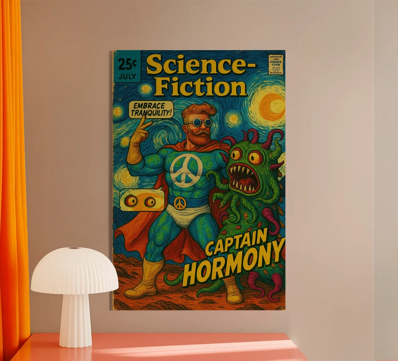CAPTAIN HORMONY - Fresh Supes On The Block metacrilato de Vintage Van Gogh