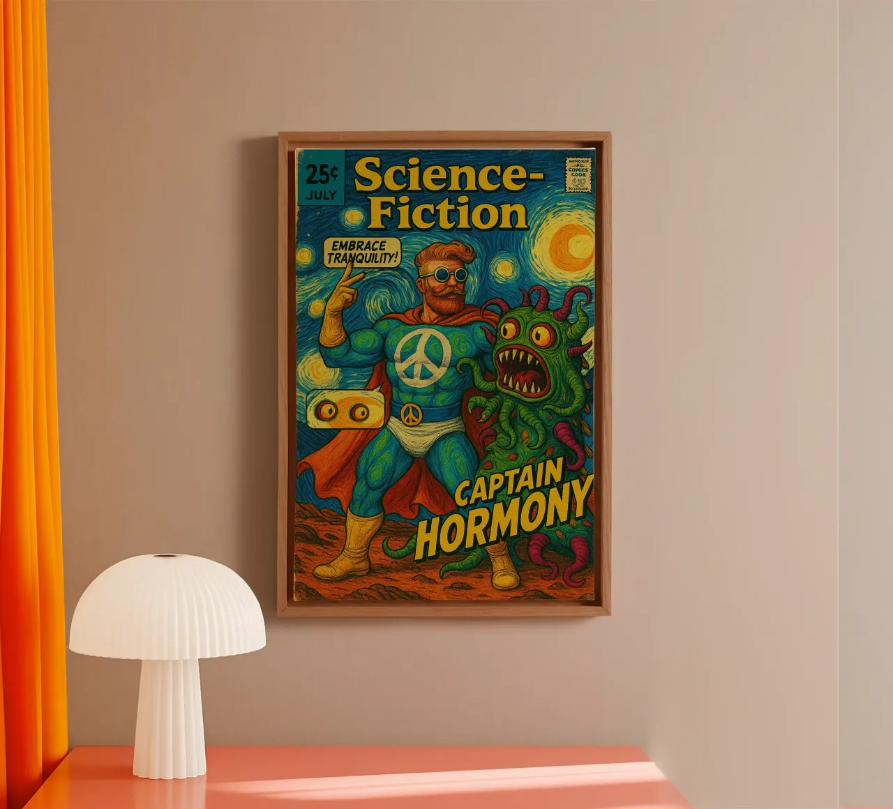CAPTAIN HORMONY - Fresh Supes On The Block tela da Vintage Van Gogh