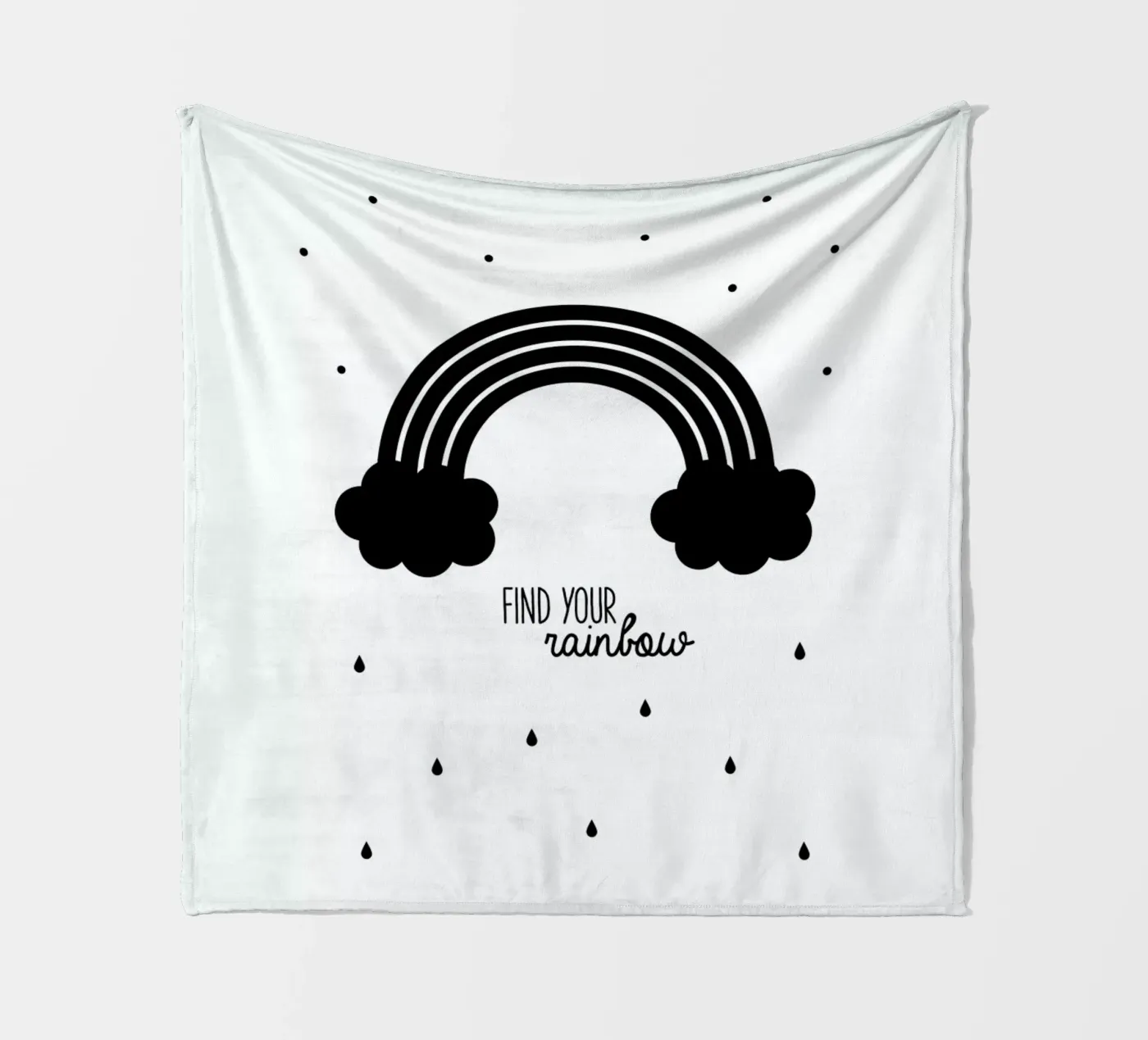 Rainbow fleece blanket by Evita Witzenhausen