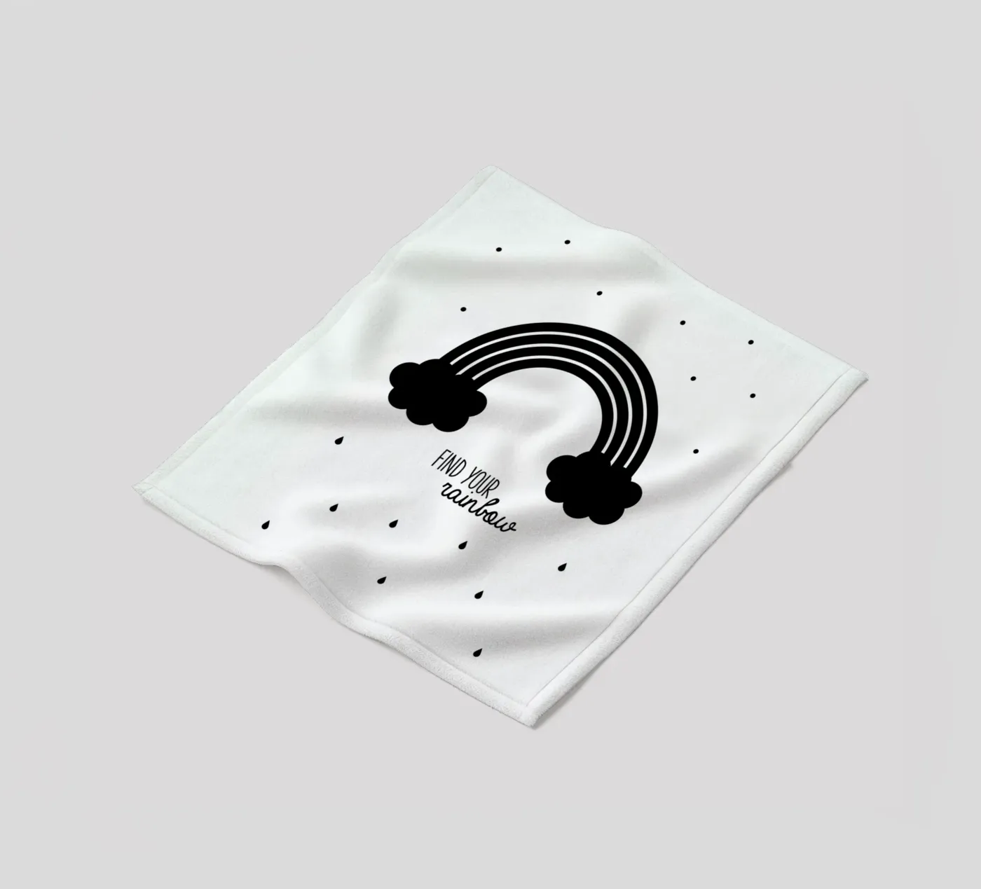 Rainbow fleece blanket by Evita Witzenhausen