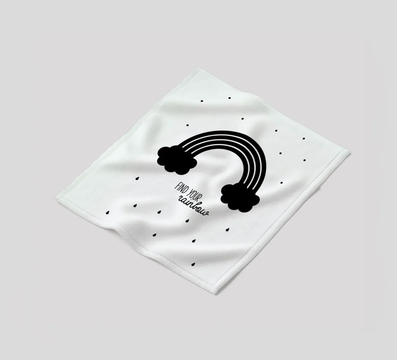 Rainbow Fleecedecke von Evita Witzenhausen