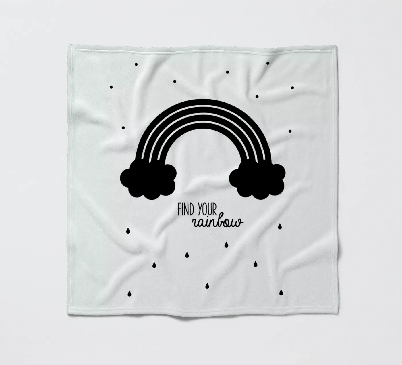 Rainbow fleece blanket by Evita Witzenhausen