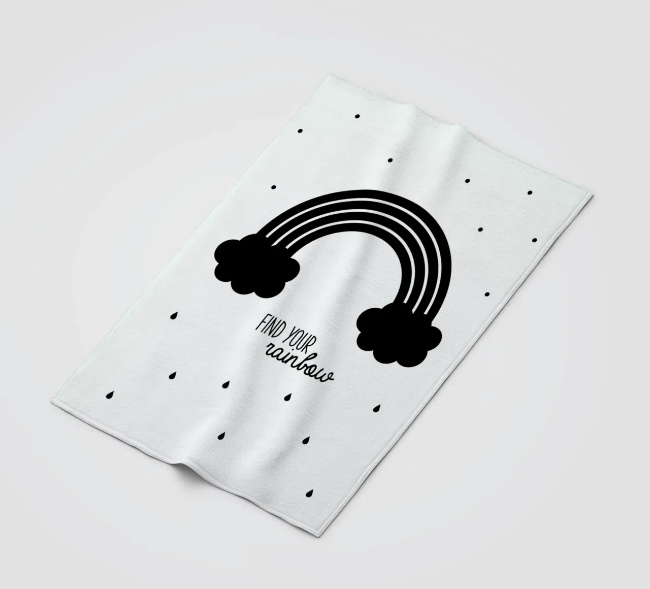 Rainbow Fleecedecke von Evita Witzenhausen