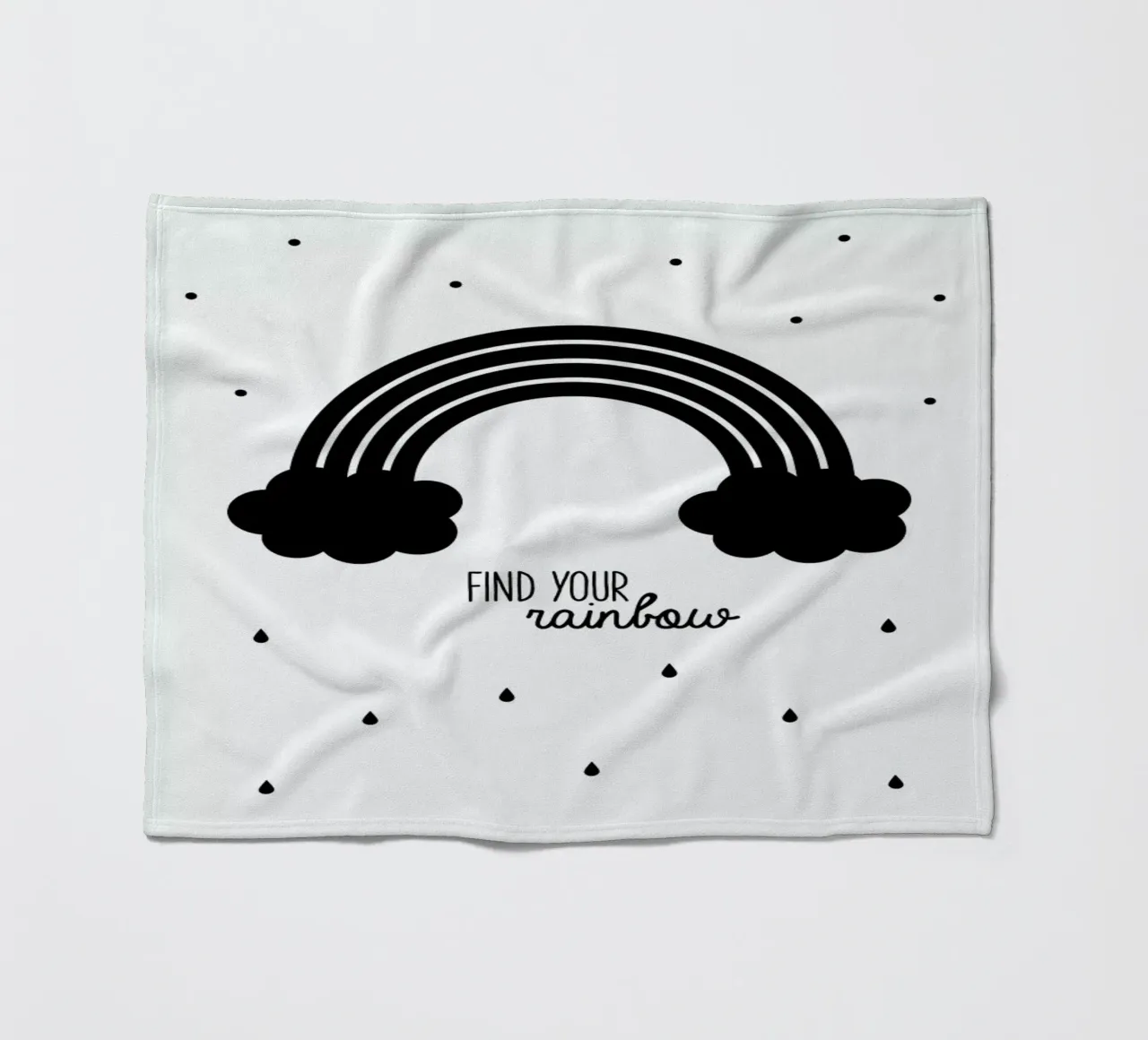 Rainbow Fleecedecke von Evita Witzenhausen