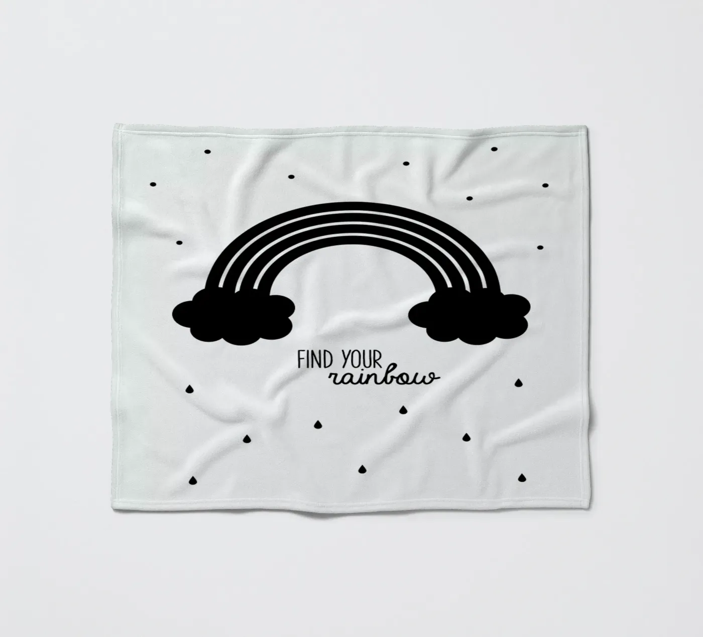 Rainbow fleece blanket by Evita Witzenhausen