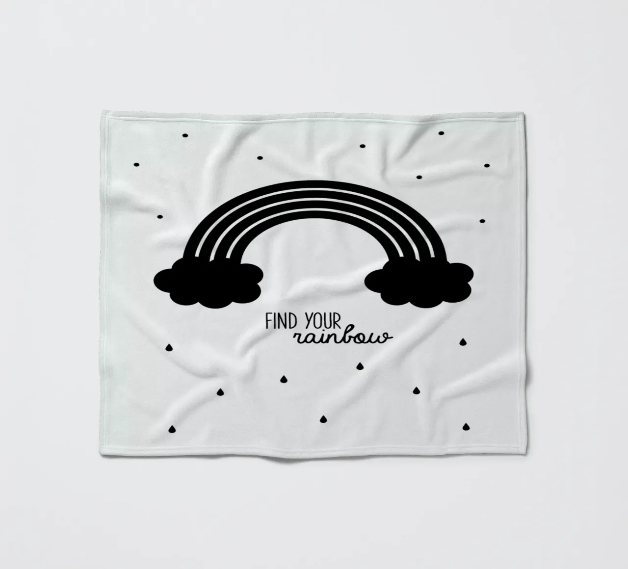 Rainbow Fleecedecke von Evita Witzenhausen