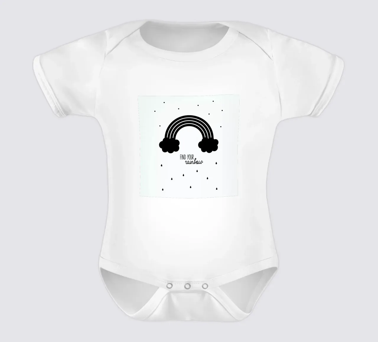 Rainbow Kurzarm Babybody von Evita Witzenhausen