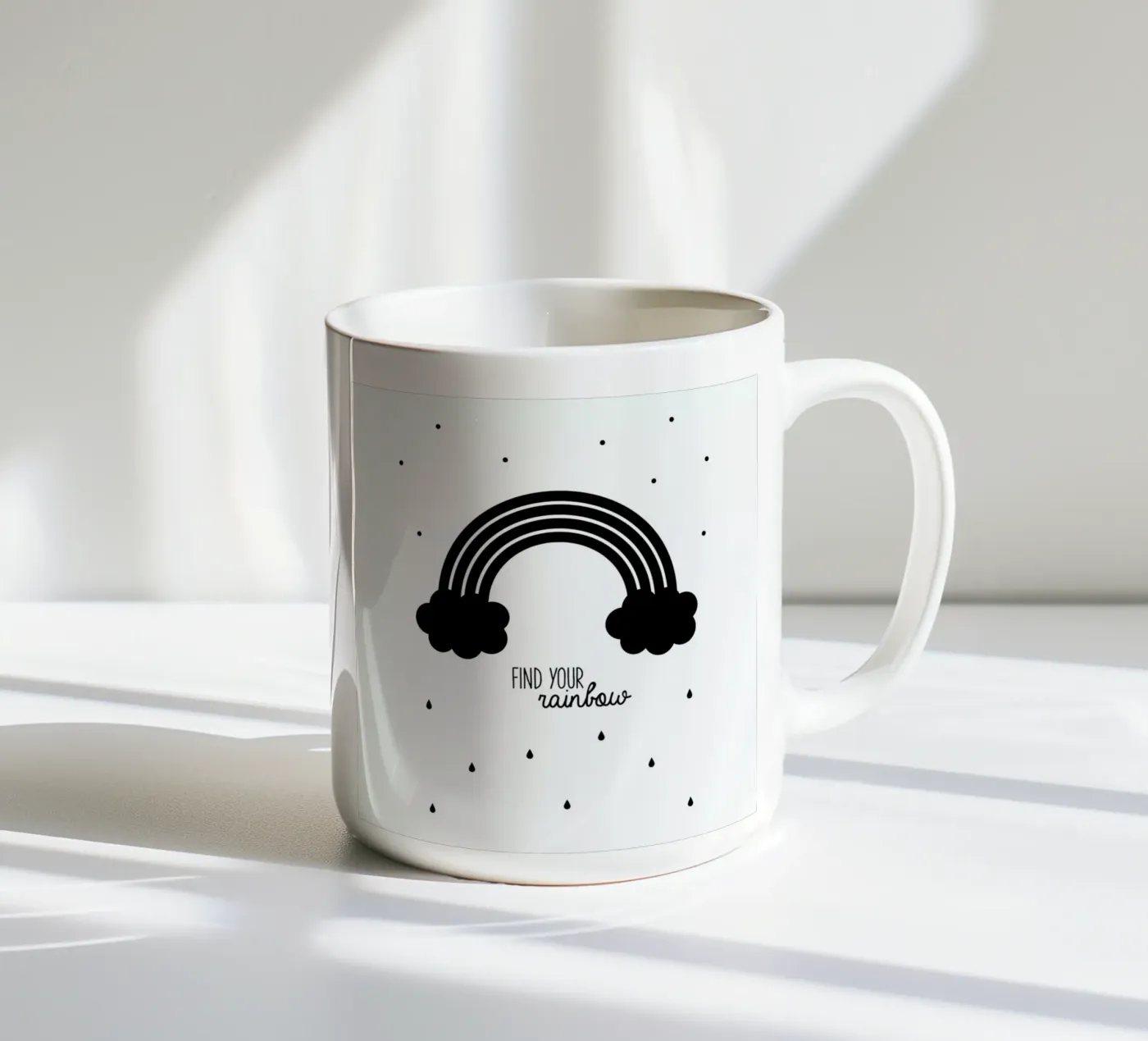 Rainbow keramische mok van Evita Witzenhausen