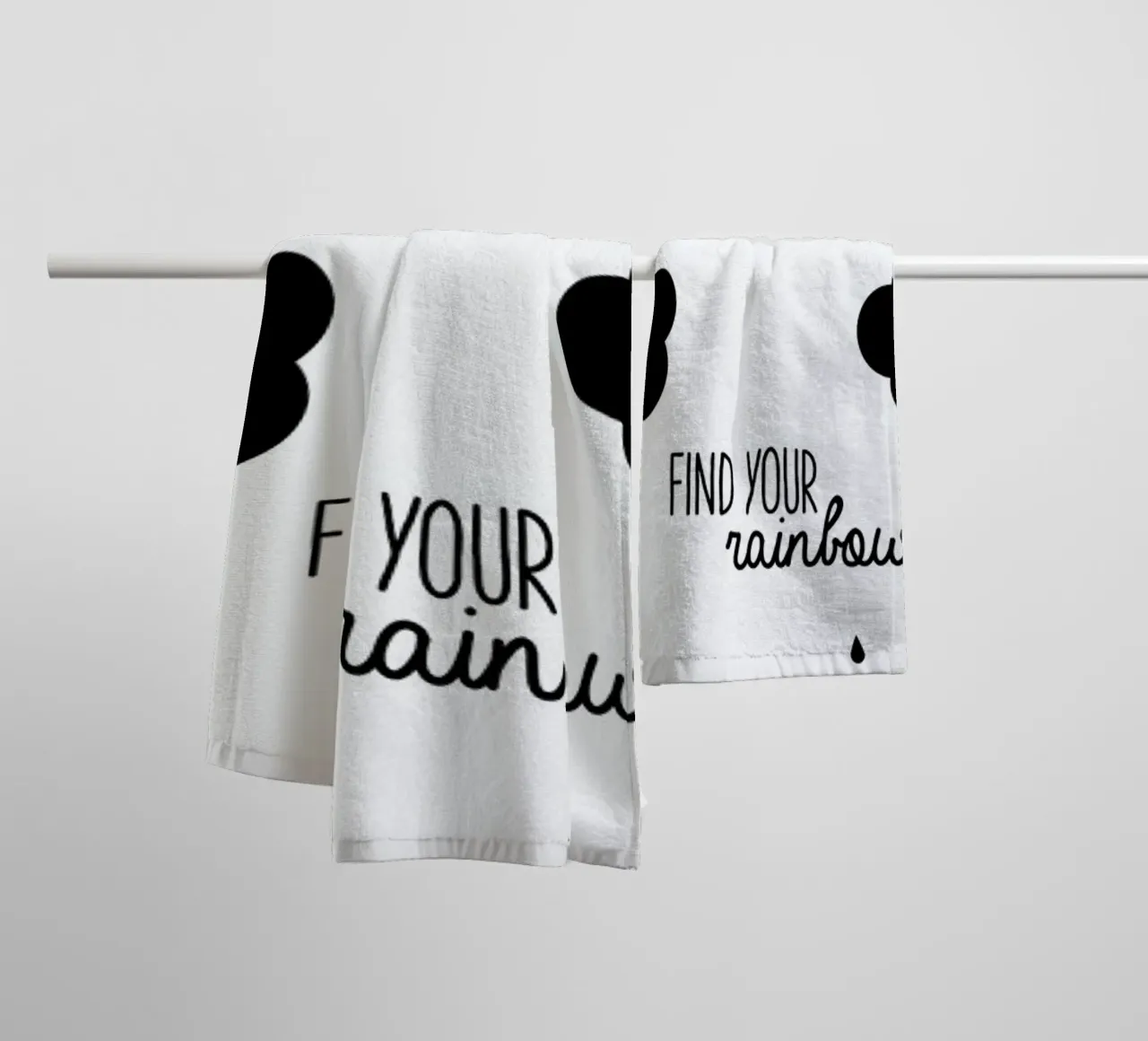 Rainbow badhanddoek van Evita Witzenhausen