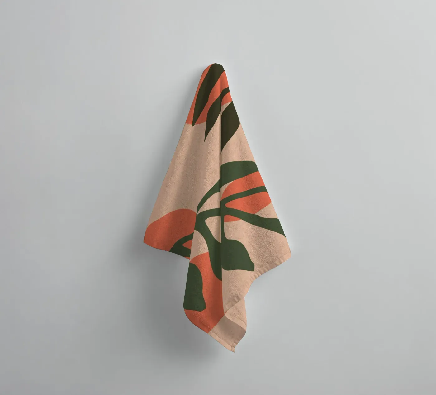 Oranges towel by Kim Hubball Studio