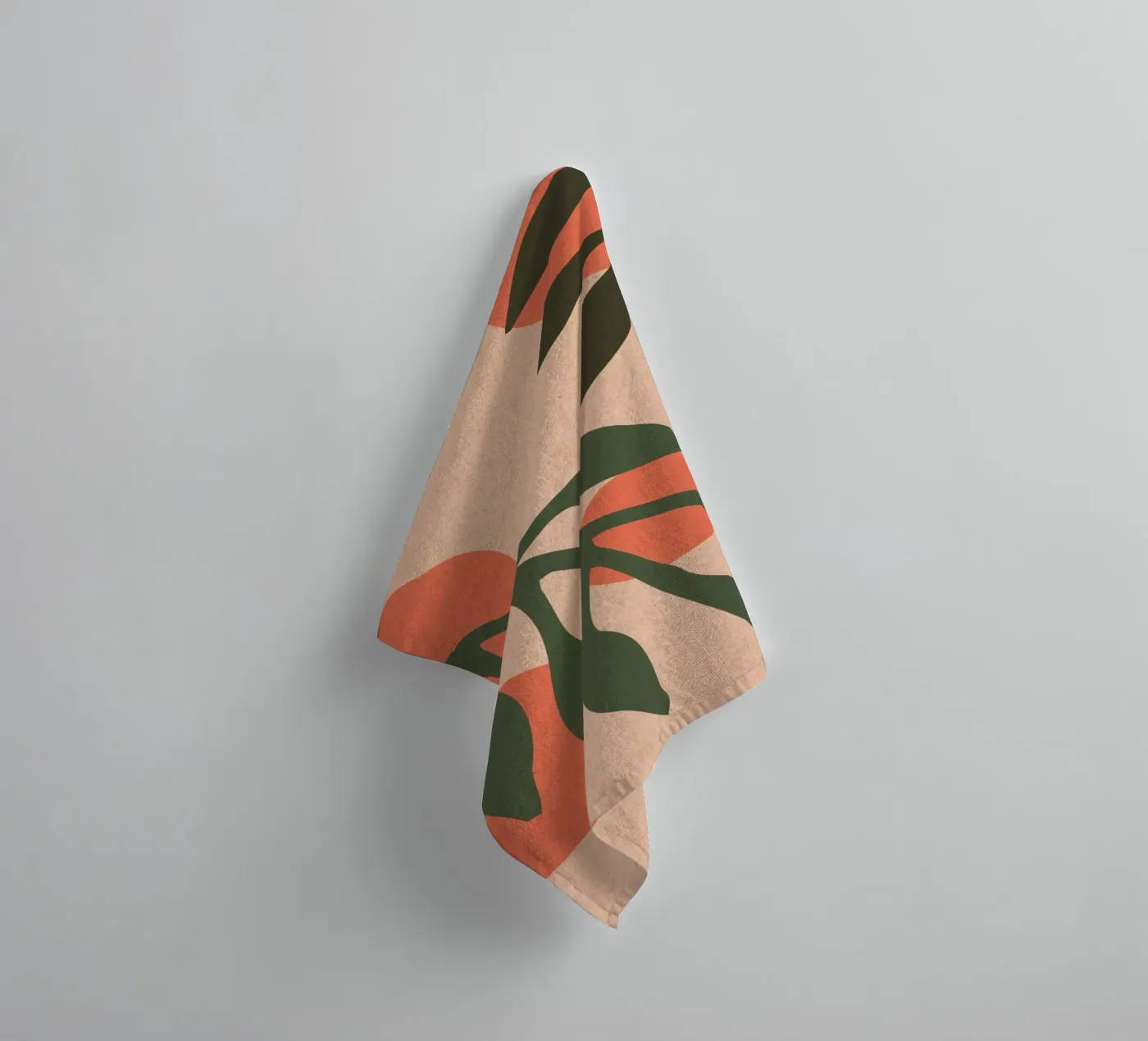 Oranges Handtuch von Kim Hubball Studio