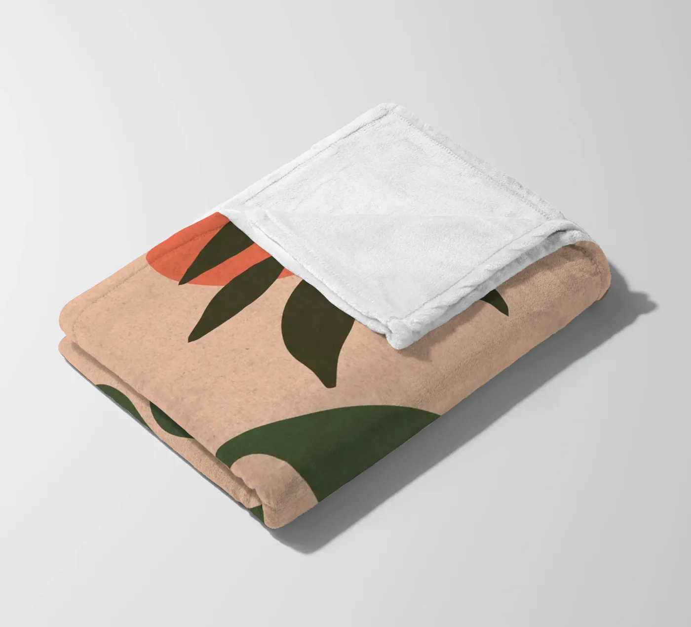 Sinaasappels fleecedeken van Kim Hubball Studio