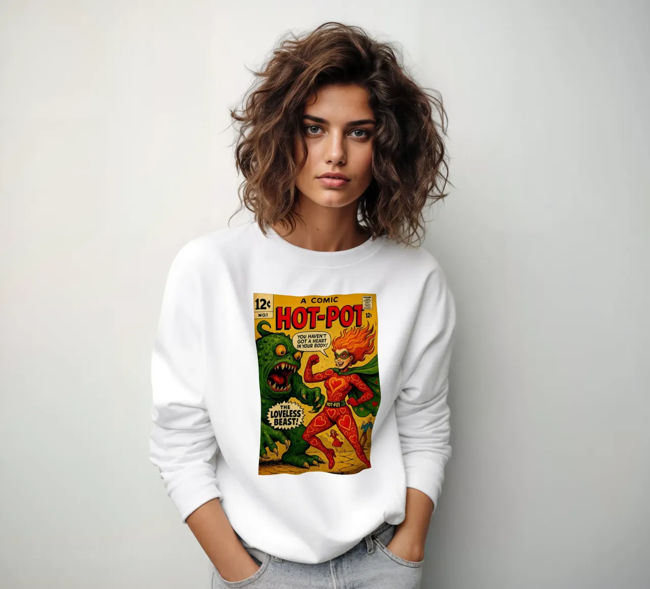 HOT POT - Fresh Supes On The Block felpa da Vintage Van Gogh