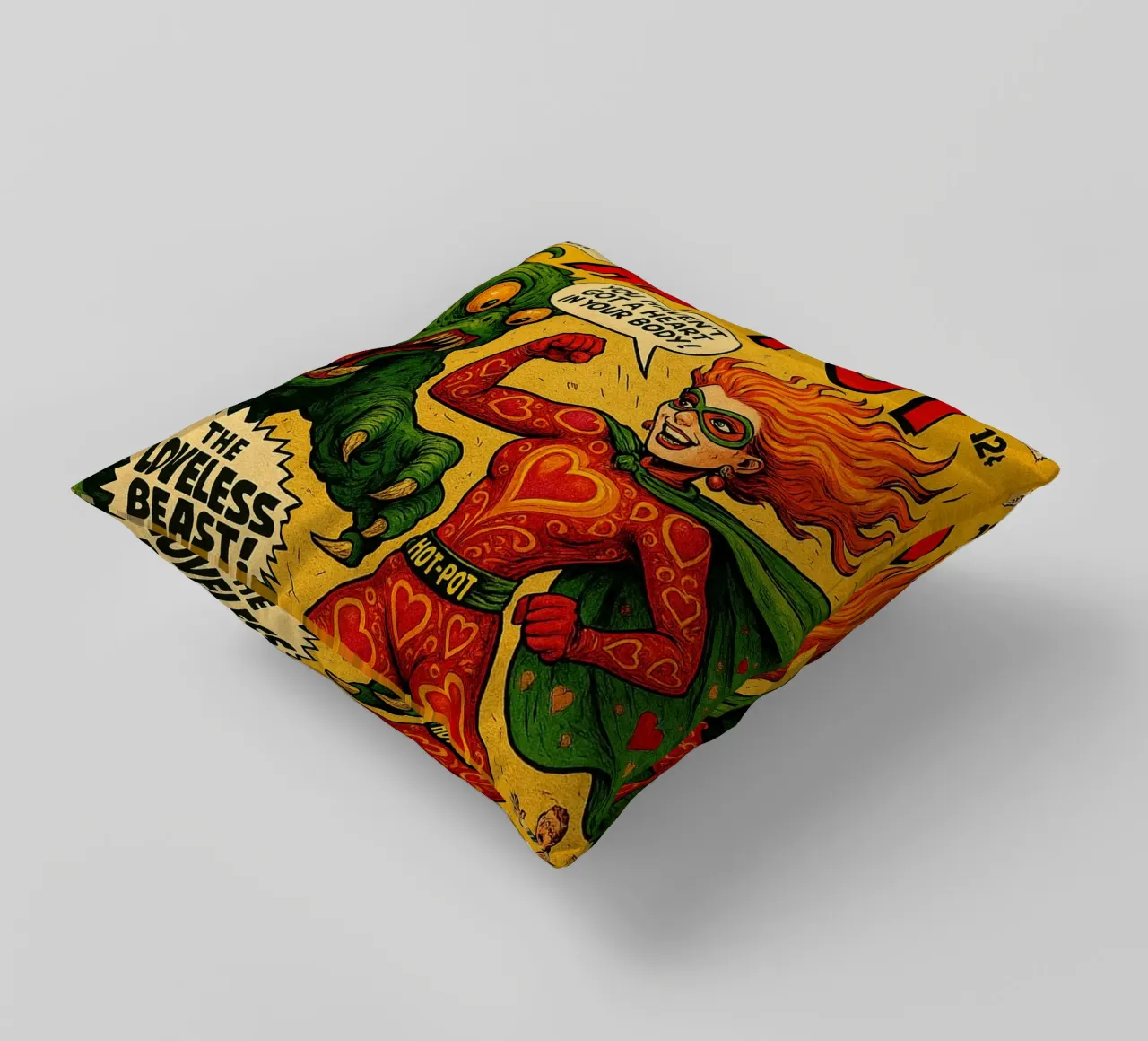 HOT POT - Fresh Supes On The Block cuscino da Vintage Van Gogh