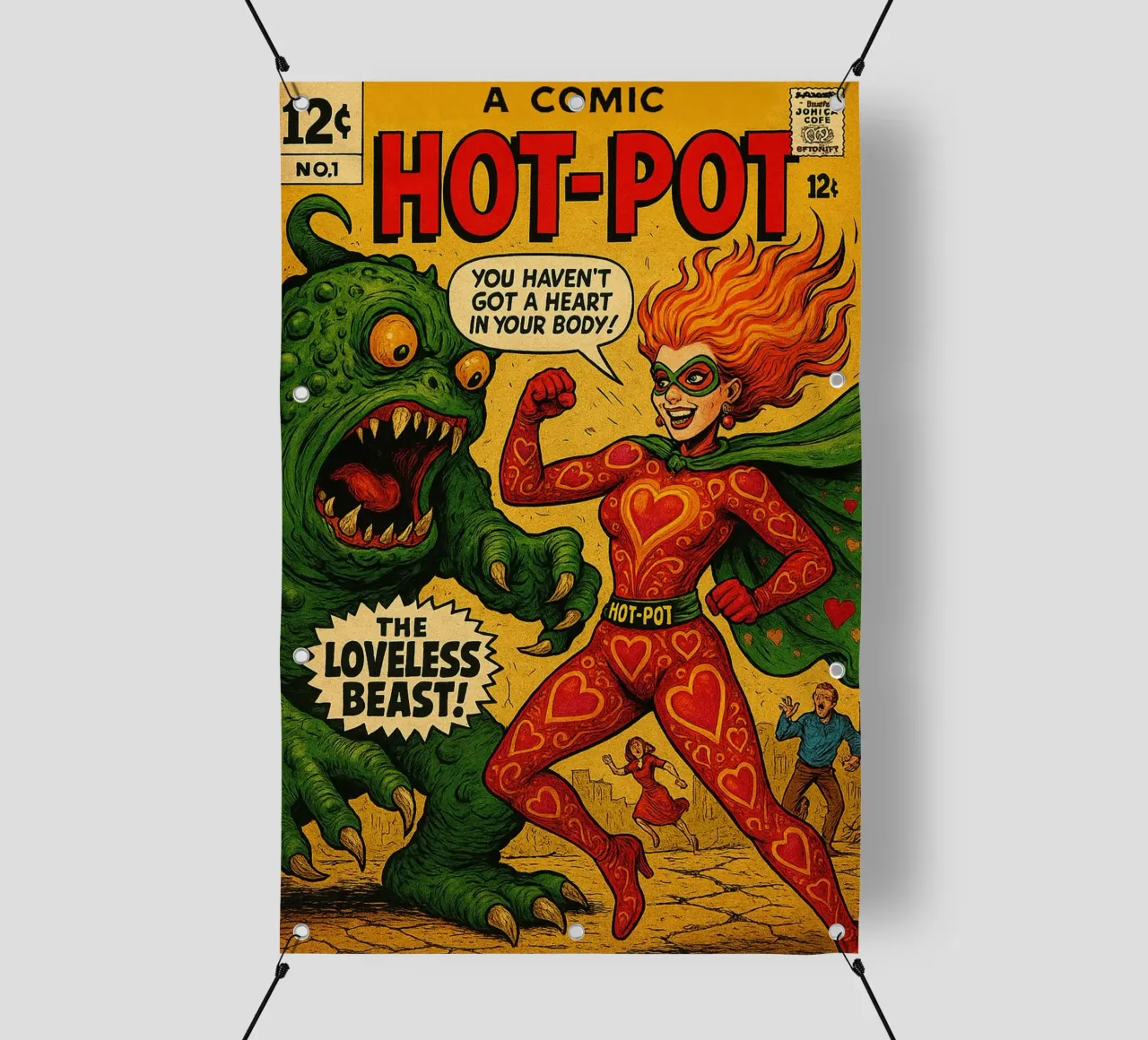 HOT POT - Fresh Supes On The Block telo in pvc da Vintage Van Gogh