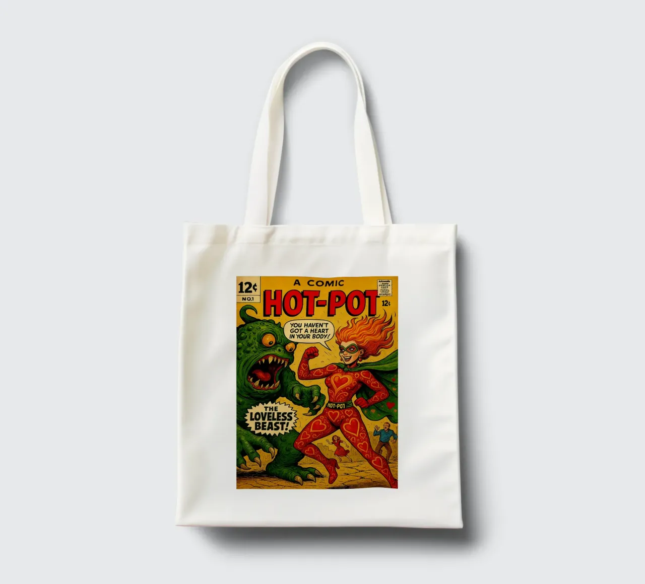 HOT POT - Fresh Supes On The Block borsa in juta da Vintage Van Gogh