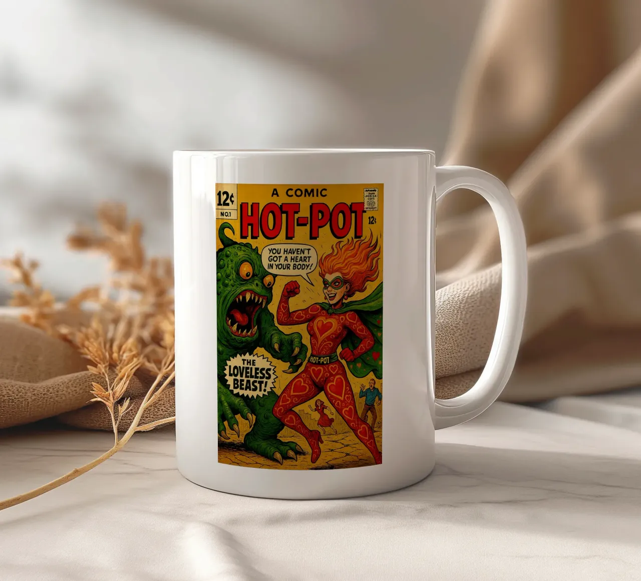 HOT POT - Fresh Supes On The Block tazza in ceramica da Vintage Van Gogh