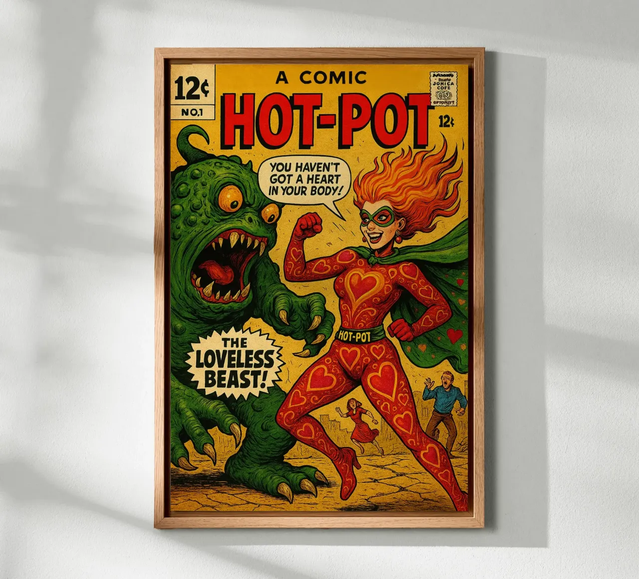 HOT POT - Fresh Supes On The Block alluminio dibond da Vintage Van Gogh