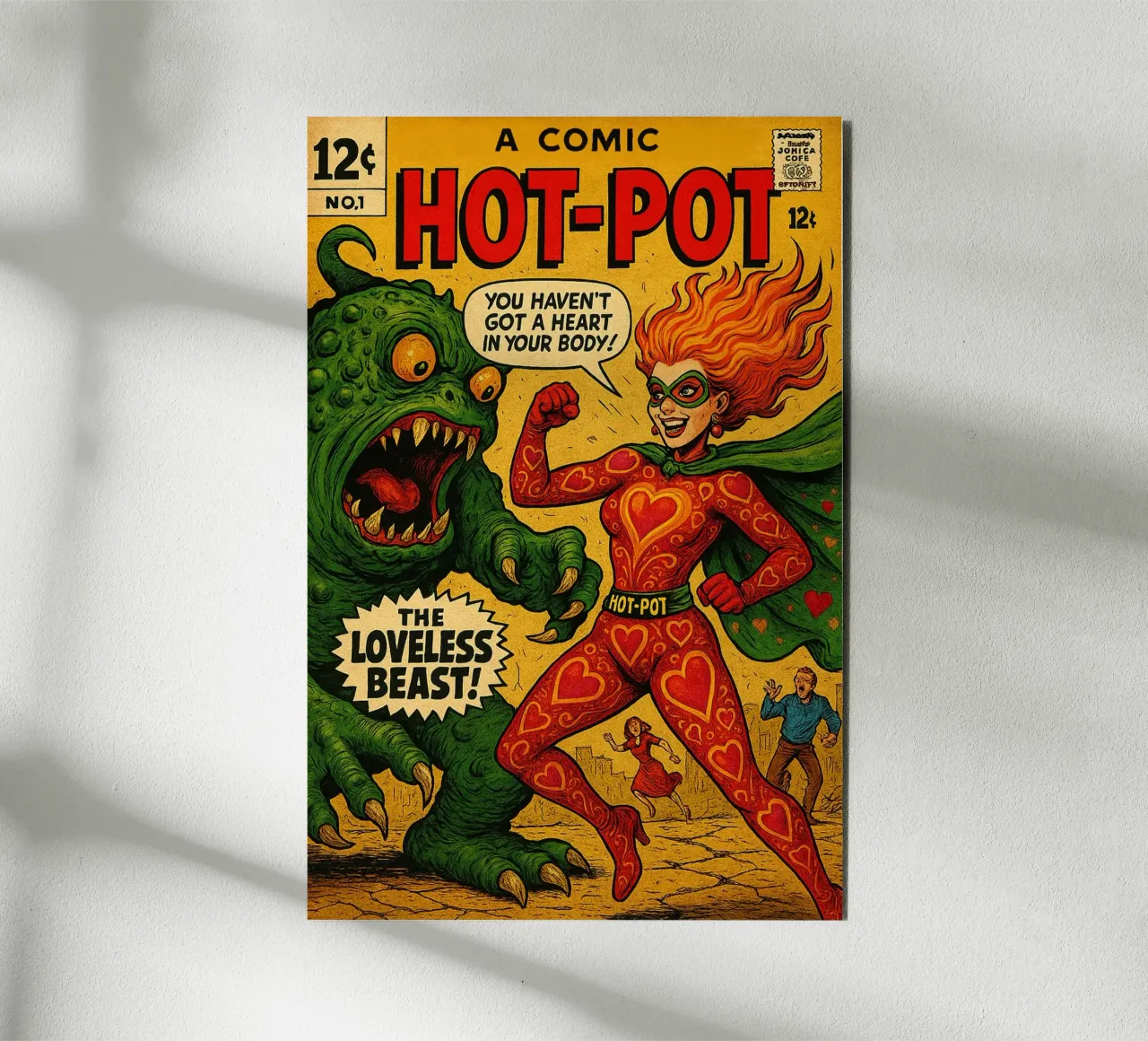 HOT POT - Fresh Supes On The Block alluminio dibond da Vintage Van Gogh