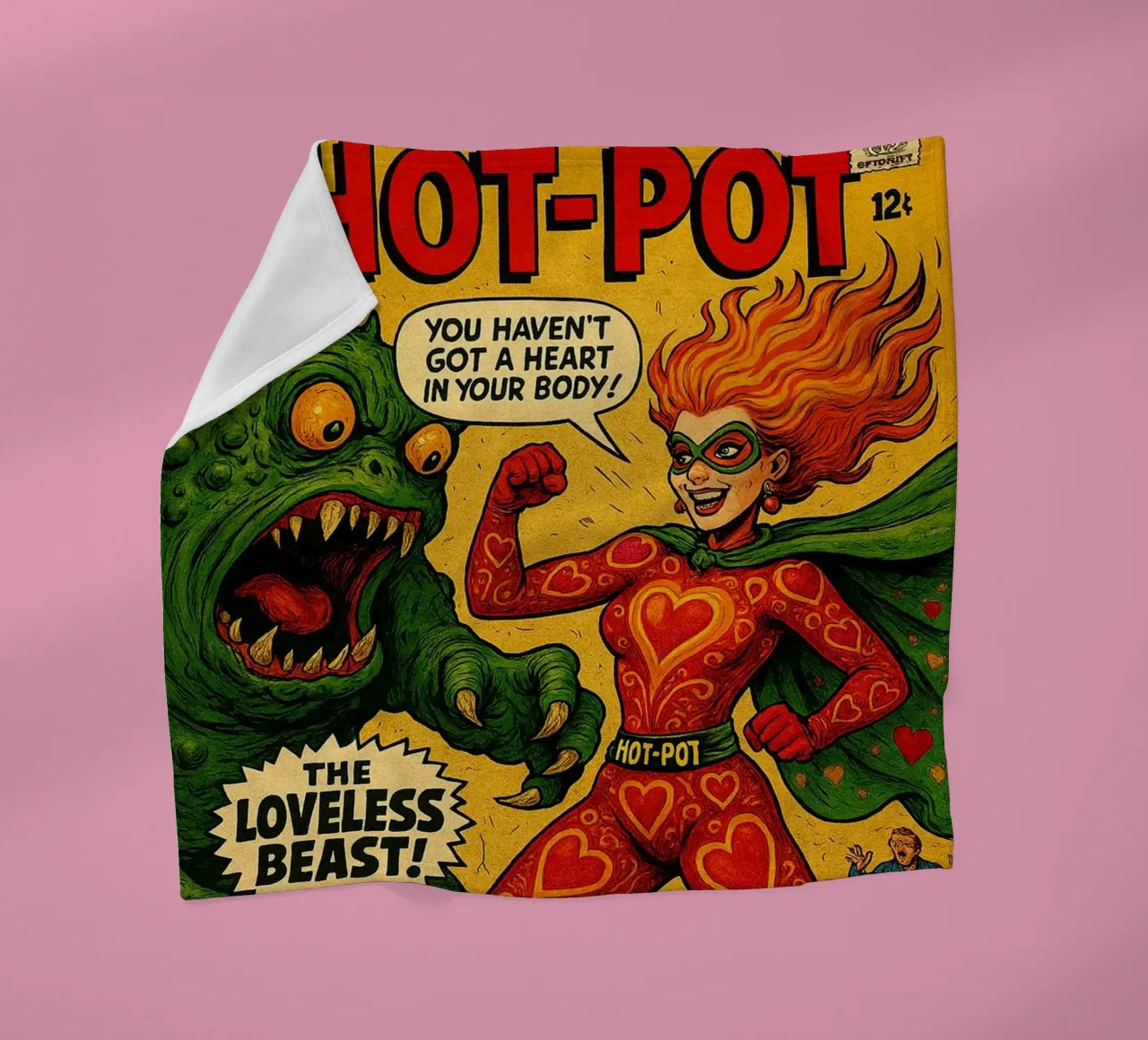 HOT POT - Fresh Supes On The Block coperta in pile da Vintage Van Gogh