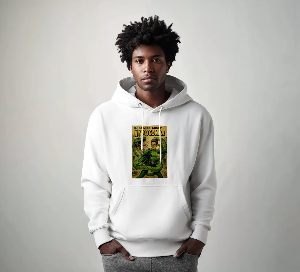 HYPOCONDA - Fresh Supes On The Block sudadera con capucha de Vintage Van Gogh