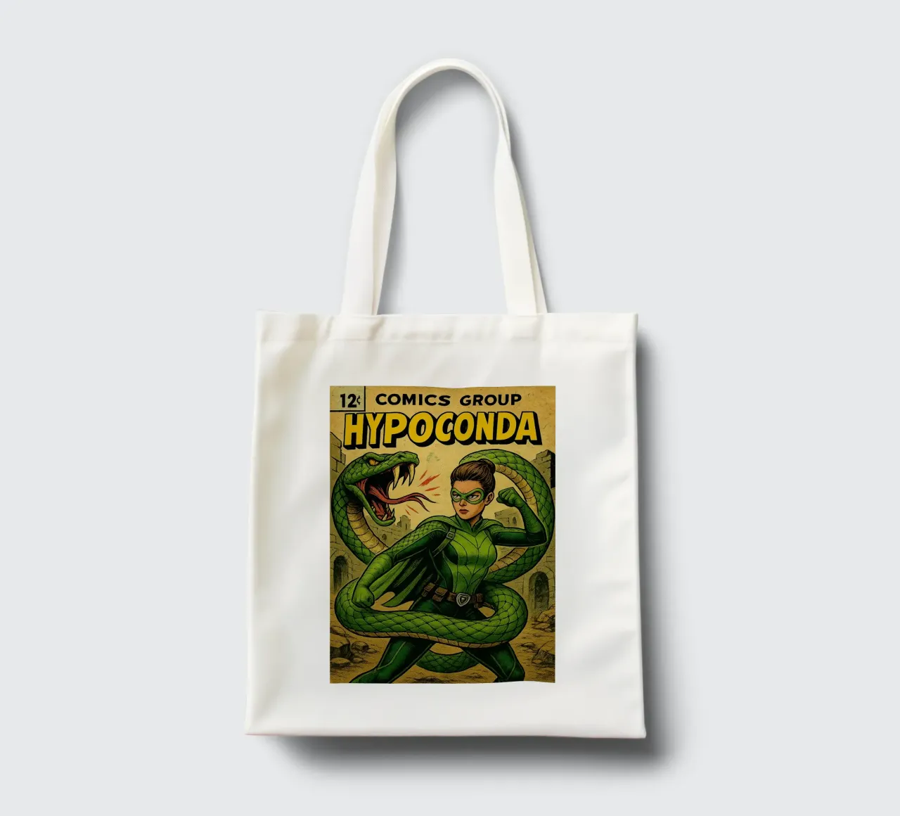 HYPOCONDA - Fresh Supes On The Block borsa in juta da Vintage Van Gogh