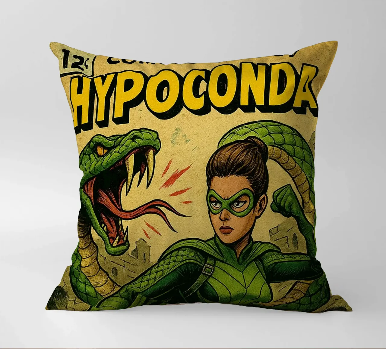 HYPOCONDA - Fresh Supes On The Block cuscino da Vintage Van Gogh